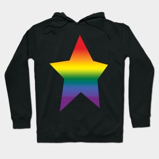 Big Star Pride Rainbow Gradient Hoodie